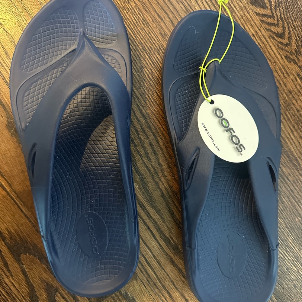 OOFOS Dark Blue Comfort Sandals